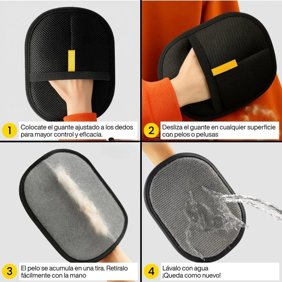 Guantes Estáticos - Elimina el pelo de tus mascota